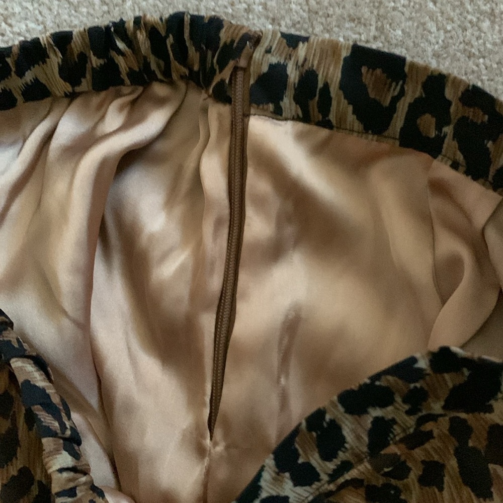 Lovers + Friends Leopard Print Shorts with Black Trim - Picture 4 of 4